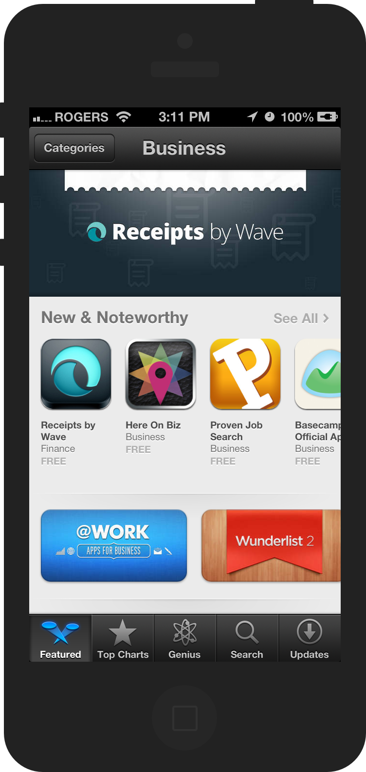 Receipts by Wave - Feature