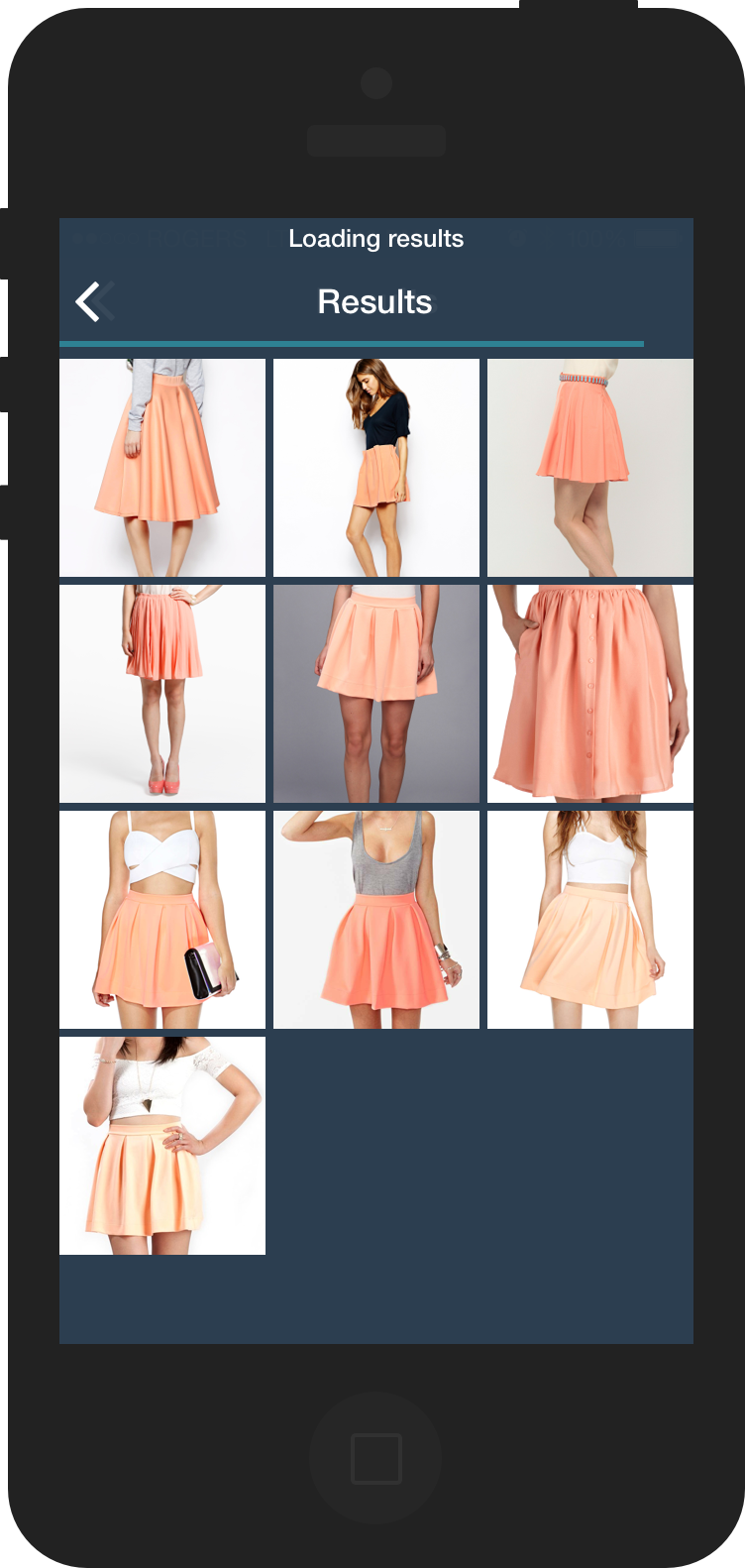 Stylefind - Result view